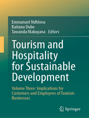 cover image of Tourism and Hospitality for Sustainable Development